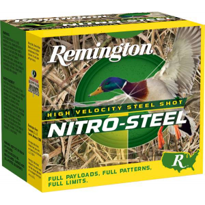 REMINGTON Ammunition 20837 Nitro Steel 12 Gauge 3.5 1 1/2 Oz Bb Shot 25 Bx/ 10 Cs