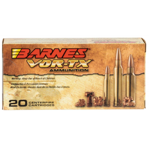 BARNES Bullets 22008 Vor-tx Rifle 22-250 Rem 50 Gr Tsx Flat Base 20 Bx/ 10 Cs