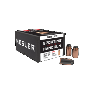 Nosler Sporting Handgun Revolver Bullets 44 CAL 300 Gr JHP 100/rd