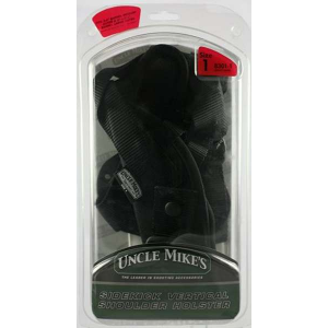 Uncle Mikes 83011 Sidekick Vertical Shoulder 3-4 Med Auto Nylon Black