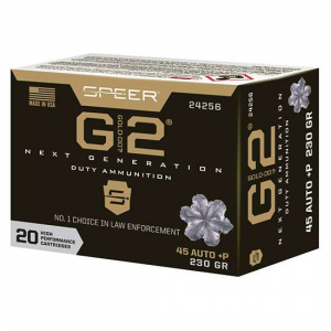 SPEER Ammo 24256 Gold Dot G2 45 Acp +p 230 Gr G2 20 Bx/ 10 Cs