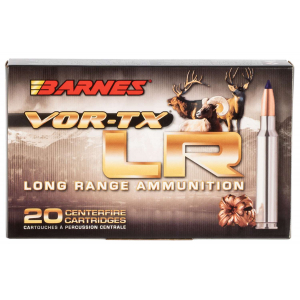 Barnes Bullets 28986 VOR-TX LR Rifle  6.5 Creedmoor 127 gr LRX Boat Tail Rifle Ammunition 20 rd BOX