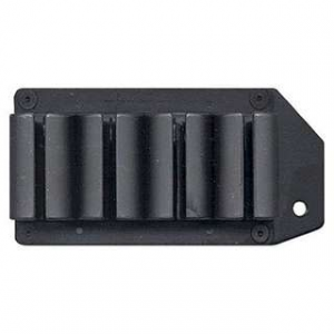 TacStar 1081168 SideSaddle  Rem 870, 1100, 1187 12 Gauge 4 Black Polymer w/Aluminum Mounting Plate