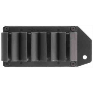 TacStar 1081167 SideSaddle  Mossberg 500/590 12 Gauge 4 Black Polymer w/Aluminum Mounting Plate