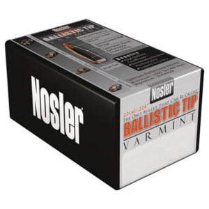 Nosler 34992 Ballistic Tip Varmint .22 Cal .224 60 gr Spitzer 100 Per Box