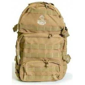 RUKX GEAR  Tactical 3 Day 600D Polyester 16 x 10 x 10 Tan