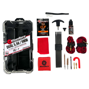Kleen-Bore KleenBore KDS556/9 Dual System Cleaning Kit 5.56/22/223 w/ Dual Rod Rope Pull Through - $34.06 at BattleHawk Armory