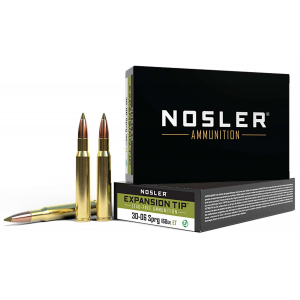 NOSLER 40036 E-tip 30-06 Springfield 168 Gr E-tip Lead-free 20 Bx/ 10 Cs