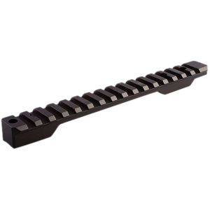 Talley PL0258763 Picatinny Rail  Black Hardcoat Anodized Aluminum Fierce Edge/Fury Long Action 0 MOA