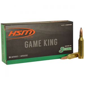 HSM 24317n Game King 243 Win 100 Gr Spitzer Boat Tail (sbt) 20 Bx/ 25 Cs
