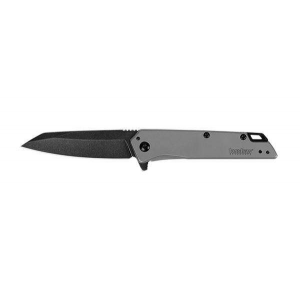 Kershaw 1365 Misdirect  2.90 Reverse Tanto Plain Black Oxide BlackWash 4Cr13 Gray Bead Blasted SS Handle Folding