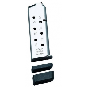 Kimber 1911 Tac-Mag Kimpro .45 ACP 8 Round Magazine with Three Baseplates