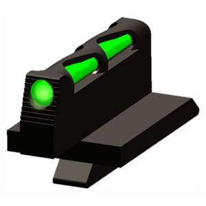 Hiviz GPLW01 LiteWave Ruger GP100 Fiber Optic Green/Red/White Front Black Steel Frame