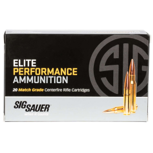 Sig Sauer E3WMM120 Elite Match Grade  300 Win Mag 190 gr Open Tip Match (OTM) 20 Bx/ 25 Cs