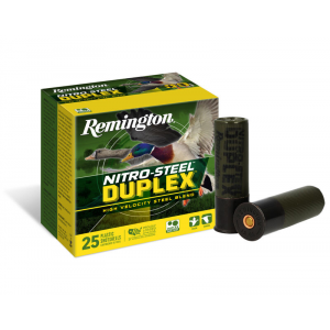 Remington Ammo R20321 Nitro-Steel Duplex 12 GA 3 1-1/4 oz #2 & #4 25rds