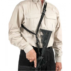 Blackhawk 70GS16BK Storm XT Sling 1.25 W x 46-64 L Single-Point Black Nylon Webbing for Rifle/Shotgun
