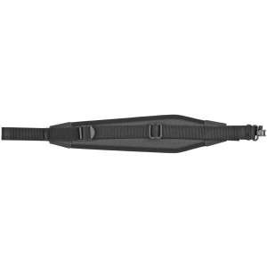 Grovtec US Inc GTSL20 Padded Sling  with 1 Swivels 1 W x 48 L Adjustable Black Nylon for Rifle/Shotgun
