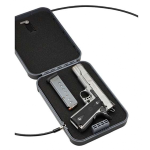 SnapSafe 75241 TrekLite Lock Box  Mechanical Combination XL Black Gray Polycarbonate