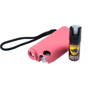GUARD DOG OLYMPIAN 3-IN-1 PINK STUN GUN/LIGHT/PEPPER SPRAY