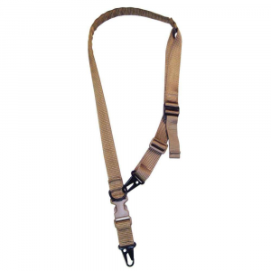 Tacshield T6030CY Warrior 2-in-1 Sling 1.25 W Padded Fast Adjust Coyote Webbing for Rifle/Shotgun