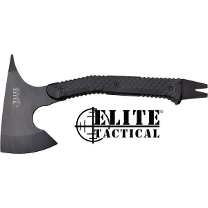 MC ELITE TACTICAL THE BREACHER 15 AXE W/SHEATH BLACK/SS