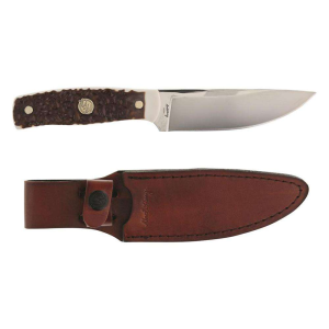 UNCLE HENRY KNIFE NEXT GEN STAGLON 4.6 BLD W/LTHR SHTH