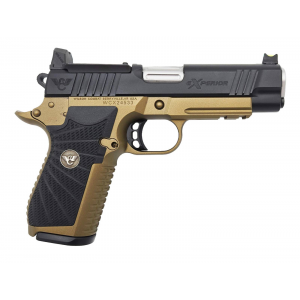 Wilson Combat Experior Commander 9mm 425 Barrel 2 15rd Magazines RMR Optic Ready Burnt Bronze Pistol