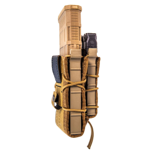 High Speed Gear 13D10CB TACO Double Decker Belt Mount Adaptable 2.25 Belt Coyote Brown Nylon w/Polymer Divider