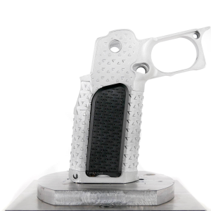 Atlas Gunworks Large Palmswell Grip Panel Right Side Aggressive Texture Aluminum