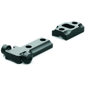 Leupold 120092 Standard Base 2-Piece with Reversible Rear Ruger American Matte Black