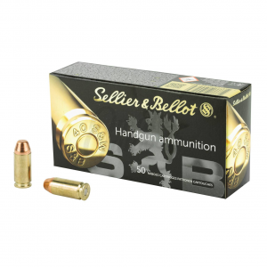 Sellier & Bellot 40 S&W 180 gr Full Metal Jacket (FMJ) 50 Bx/ 20 Cs