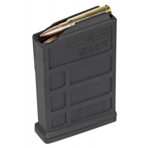 Magpul MAG579-BLK PMAG Bolt Action 7.62x51/308Win/7mm-08 Rem/6.5mm Crdmr/260 Rem/243 Win 10rd Detachable