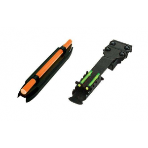 Hiviz C3002 C-Series Sight Set Browning BPS,Citori/Rem/ Benelli/Ithaca/Charles Daly Green Fiber Optic Black from .218 to .328 (7/32 to 21/64) (5.5mm to 8.3mm)