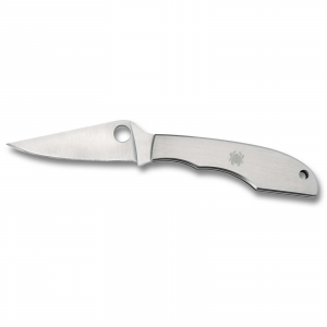 Spyderco C138P GrassHopper  2.31 3Cr Stainless Steel Drop Point Stainless Handle
