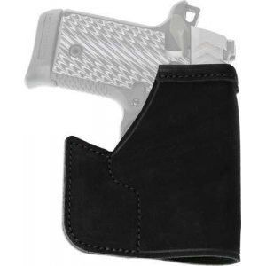 Galco PRO286B Pocket Protector  Black Leather Fits Glock 27 Ambidextrous Hand