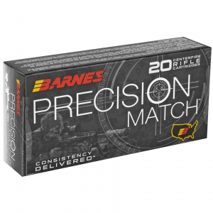 BARNES Precision Match 6.5 Grendel 120 Gr Match Burner Otm Bt 20rds