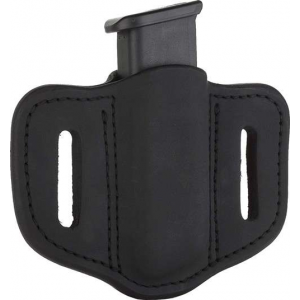 1791 Gunleather MAG12SBLA MAG1.2  Single Black Leather