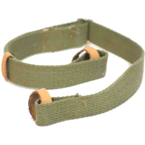 Keystone Sporting Arms Crickett KSA803 Dog Collar Sling  Adjustable Green Cotton Canvas w/Leather Trim for Mini Mosin Rifle - $20.00 at BattleHawk Armory