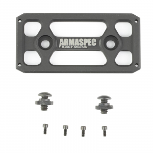Armaspec, Arca Rail, Fits M-LOK, 3, Anodized Finish, Black