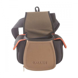 Allen 8306 Eliminator Pro Double Compartment Shooting Bag Black w/Brown Trim