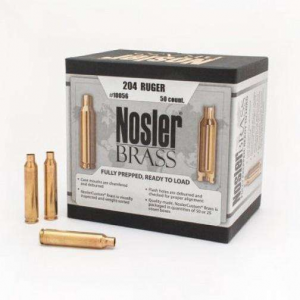 Nosler 10056   204 Ruger Rifle Brass 50 Per Box
