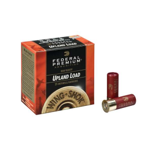FEDERAL P1384 Premium Upland Wing-shok High Velocity 12 Gauge 2.75 1 3/8 Oz 4 Shot 25 Bx/ 10 Cs