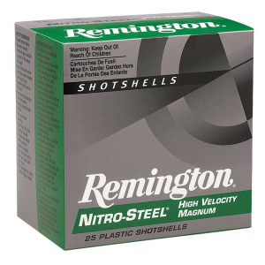 REMINGTON Ammunition Ns12hmb Nitro Steel 12 Gauge 3 1 3/8 Oz Bb Shot Shotgun Ammunition 25rd Box