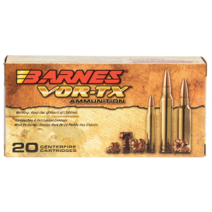 BARNES Bullets 31190 Vor-tx Rifle 5.56x45mm Nato 62 Gr Tsx Boat Tail 20 Bx/ 10 Cs