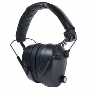 Radians CSE20BX Tactical 432EHP Electronic Muff Polymer 26 dB Over the Head Black Ear Cups w/Black Band