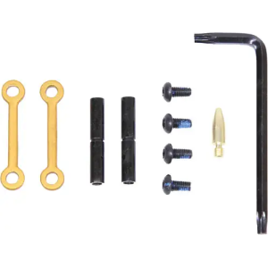 GUNTEC AR15 ANTI ROTATION PIN SET ANODIZED GOLD