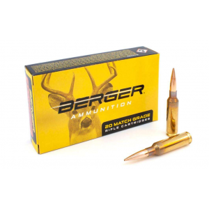 BERGER Bullets 31070 Target 6.5 Creedmoor 156 Gr Hybrid 20 Per Box