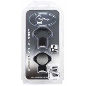 Talley 940412 Scope Ring Set For Rifle Browning T-Bolt Medium 1 Tube Black Anodized Aluminum