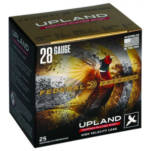 FEDERAL P2836 Premium Upland Wing-shok High Velocity 28 Gauge 2.75 3/4 Oz 6 Shot 25 Bx/ 10 Cs