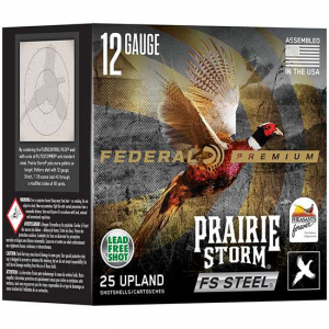 Federal PFSX147FS4 Prairie Storm  12 Gauge 2.75 1 1/8 oz 4 Shot 25 Bx/ 10 Cs